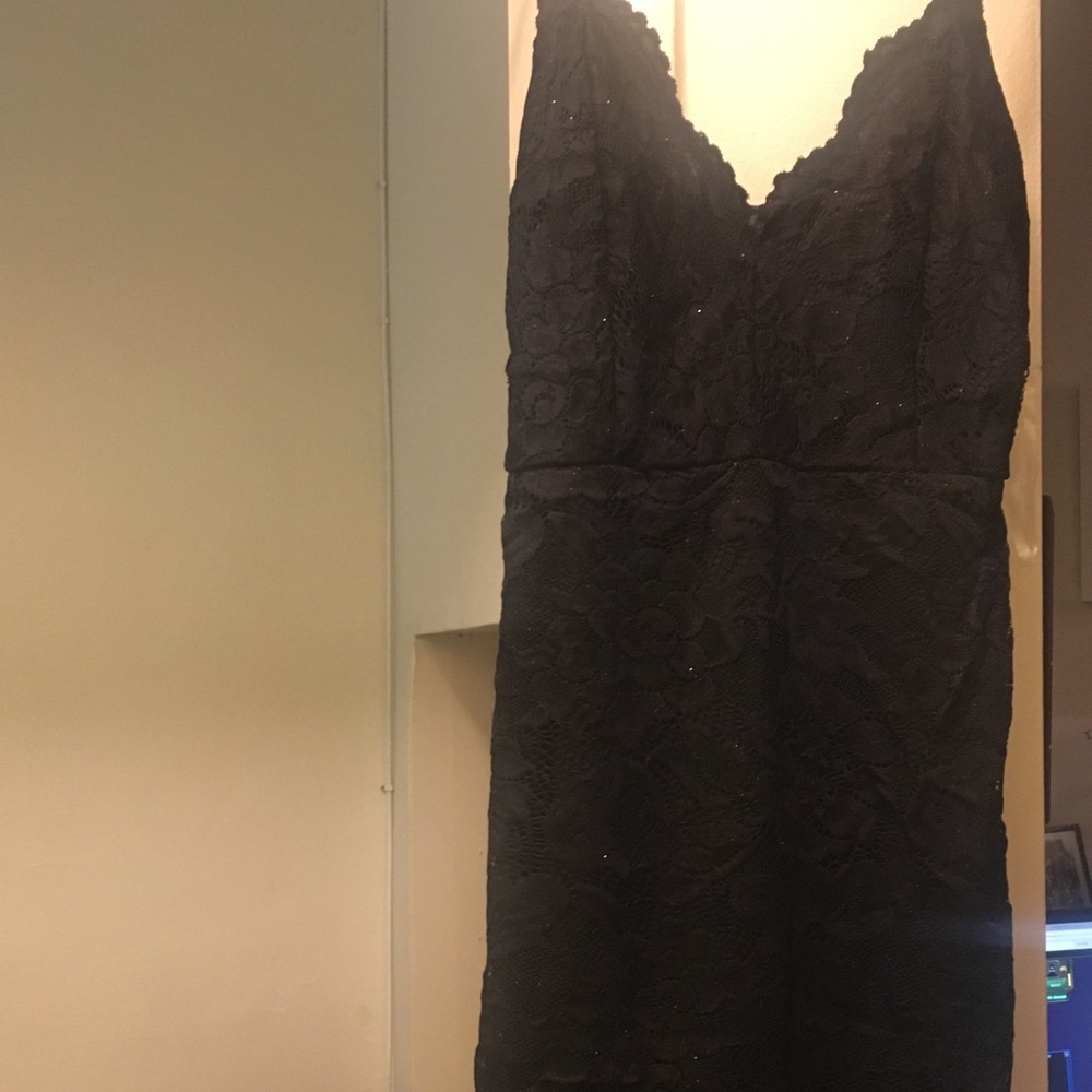 Little black lace dress